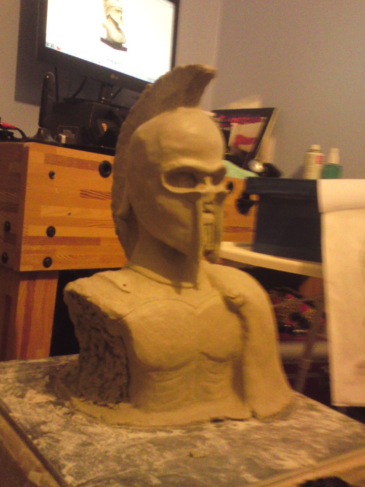 building the head and the under cut is form  step 3