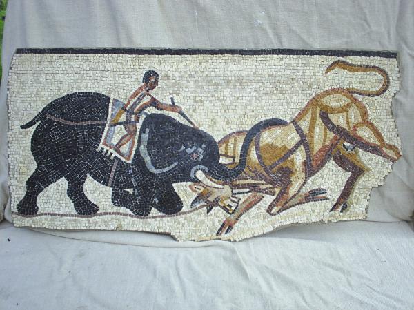 Bull and Elephant. Original in vatican Museum. 5mm