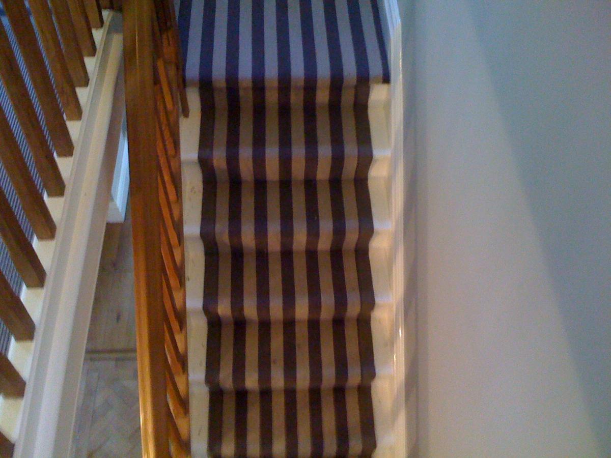 custom stripe carpet