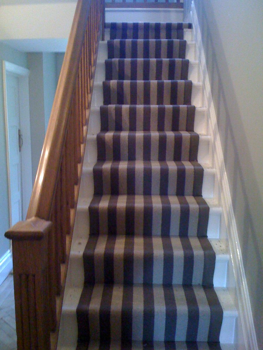 custom stripe carpet