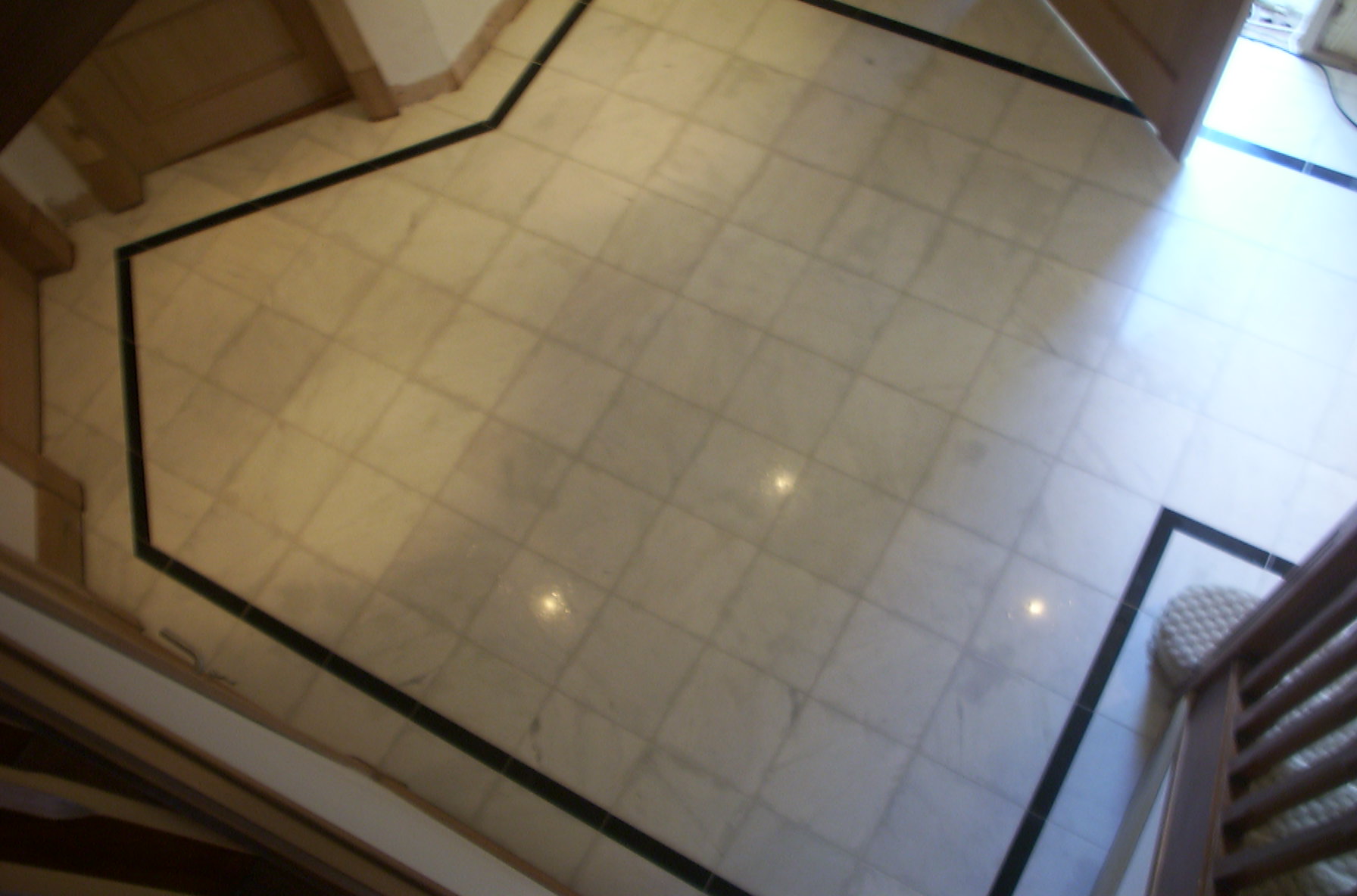 Entrance Hall Carrera Marble With Border