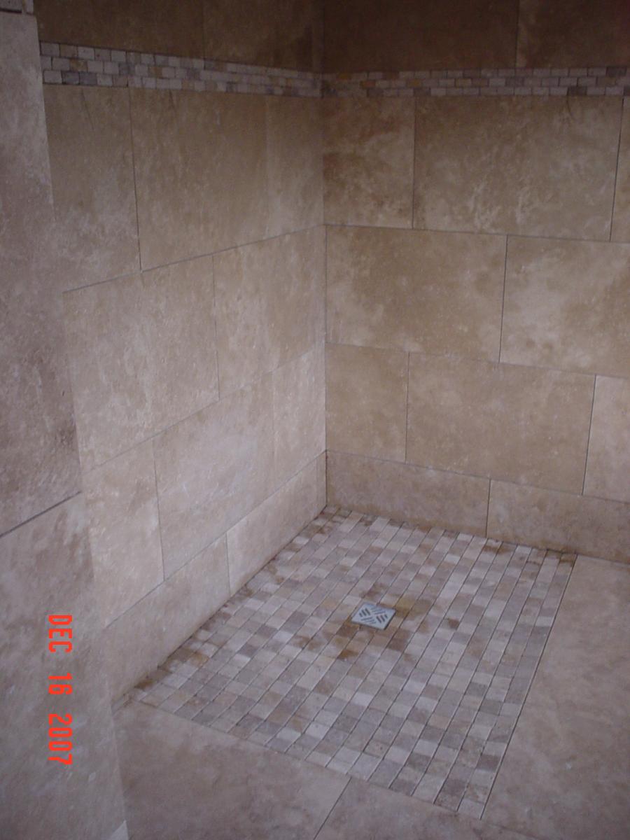 flawless travertine installation