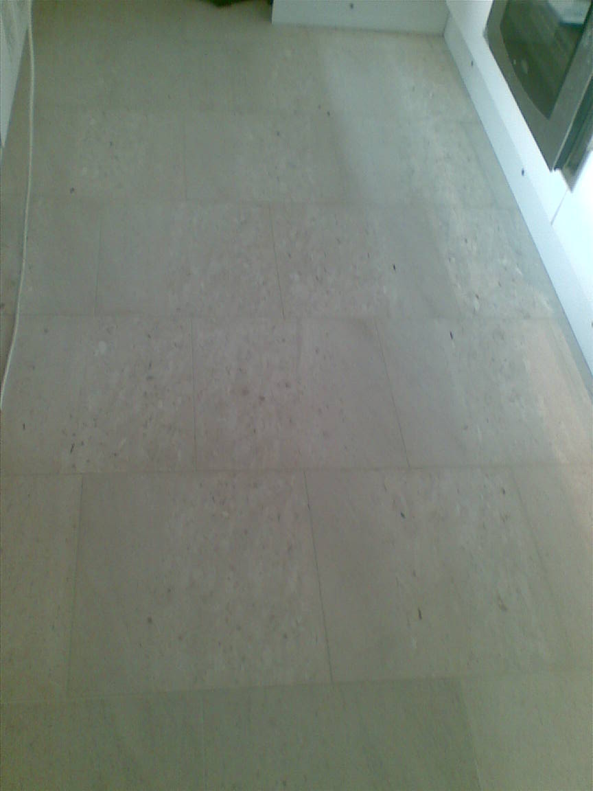 French Limestone floor