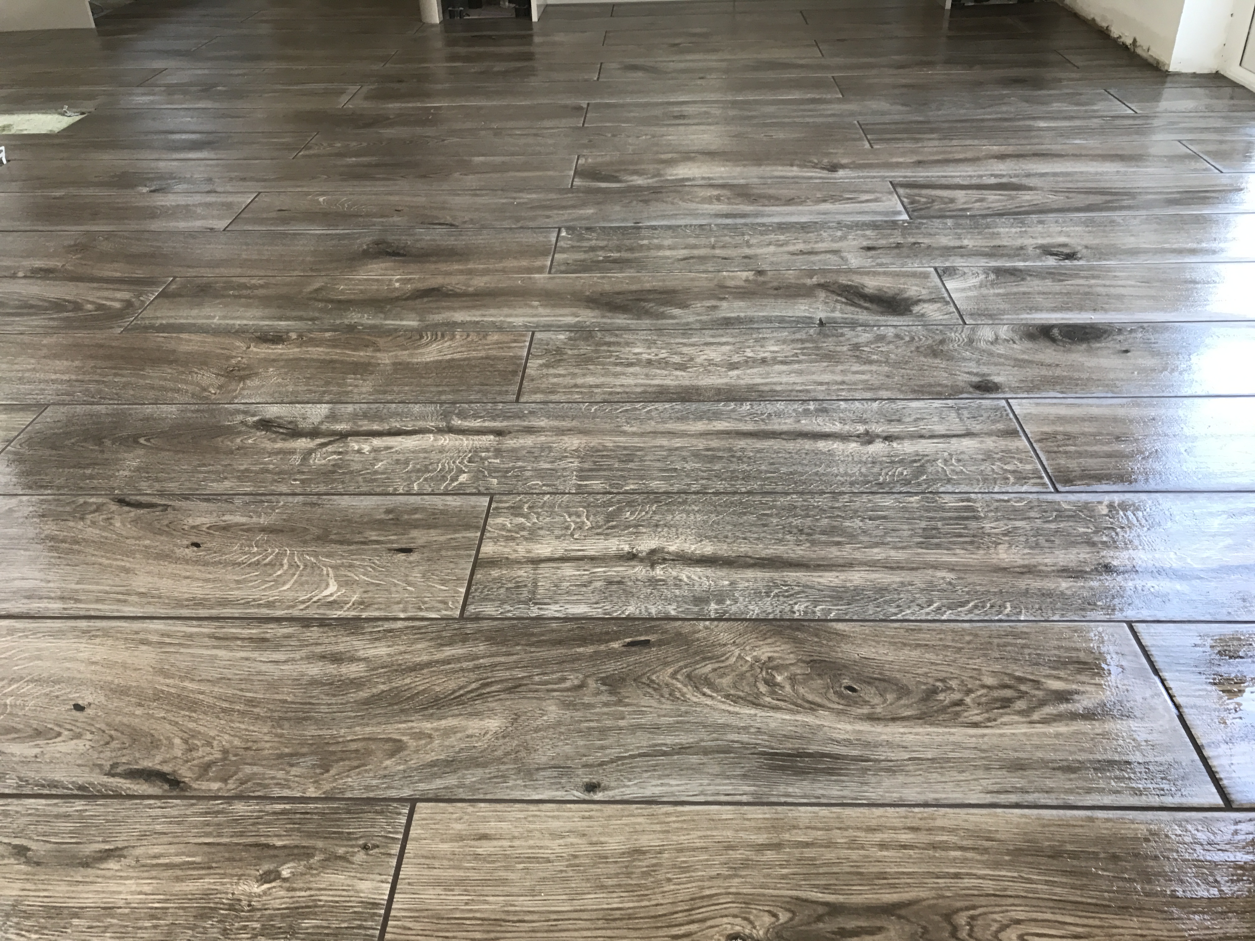 Gemini Italian Dark Oak Plank Tile 1200x200x12mm