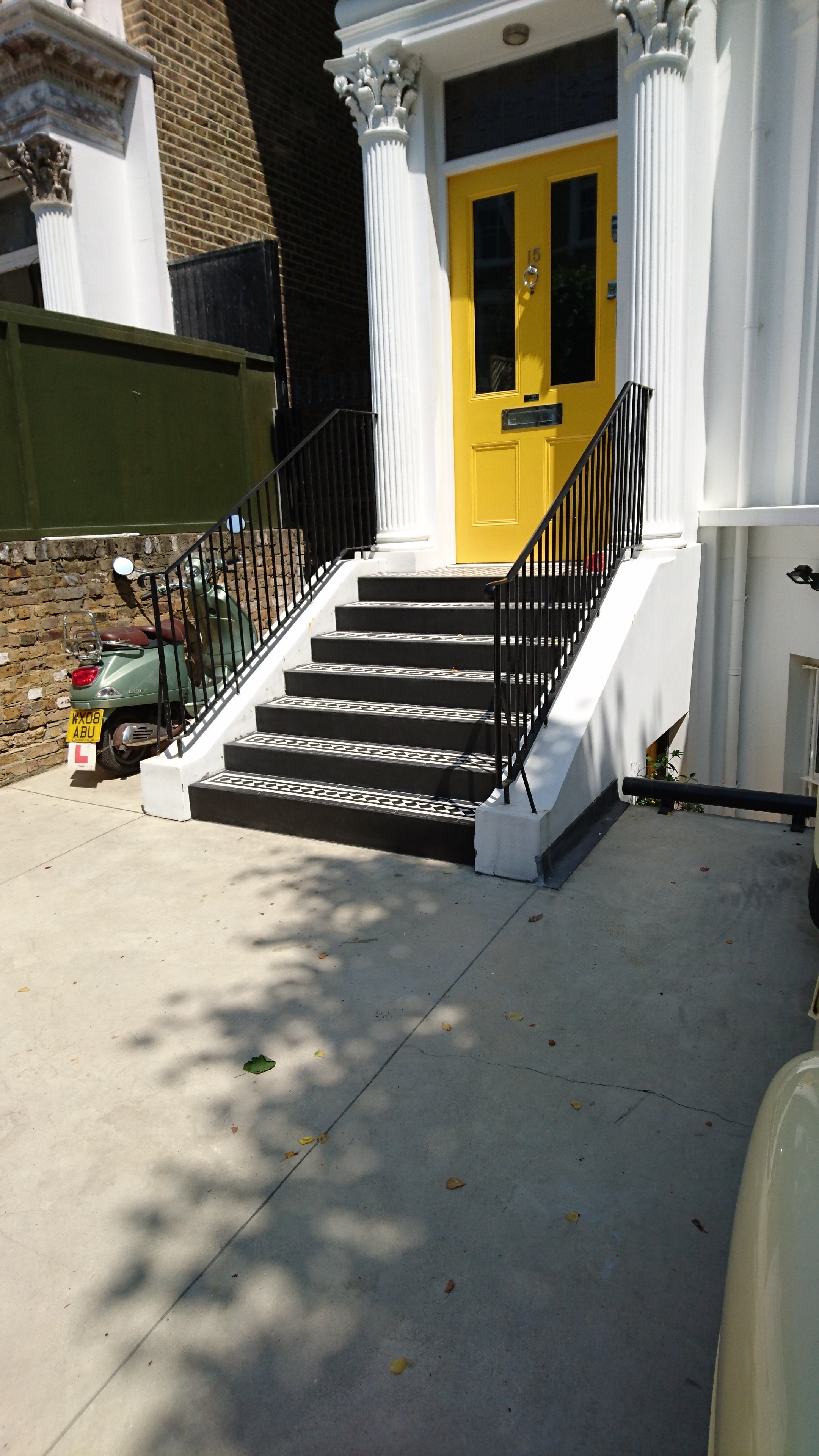 Granite risers victorian treads