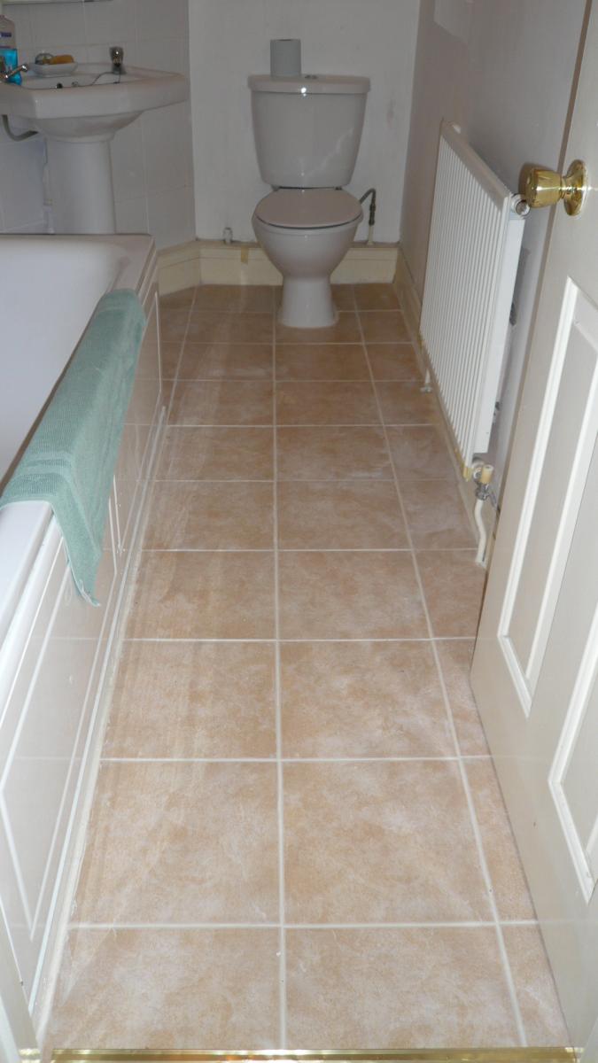 H Ellis 3 bathroom   tiled and grouted