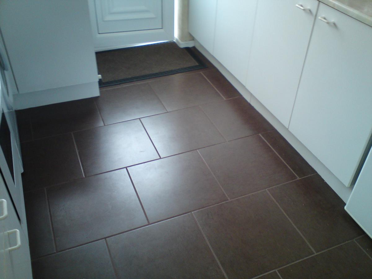 Kitchen floor.