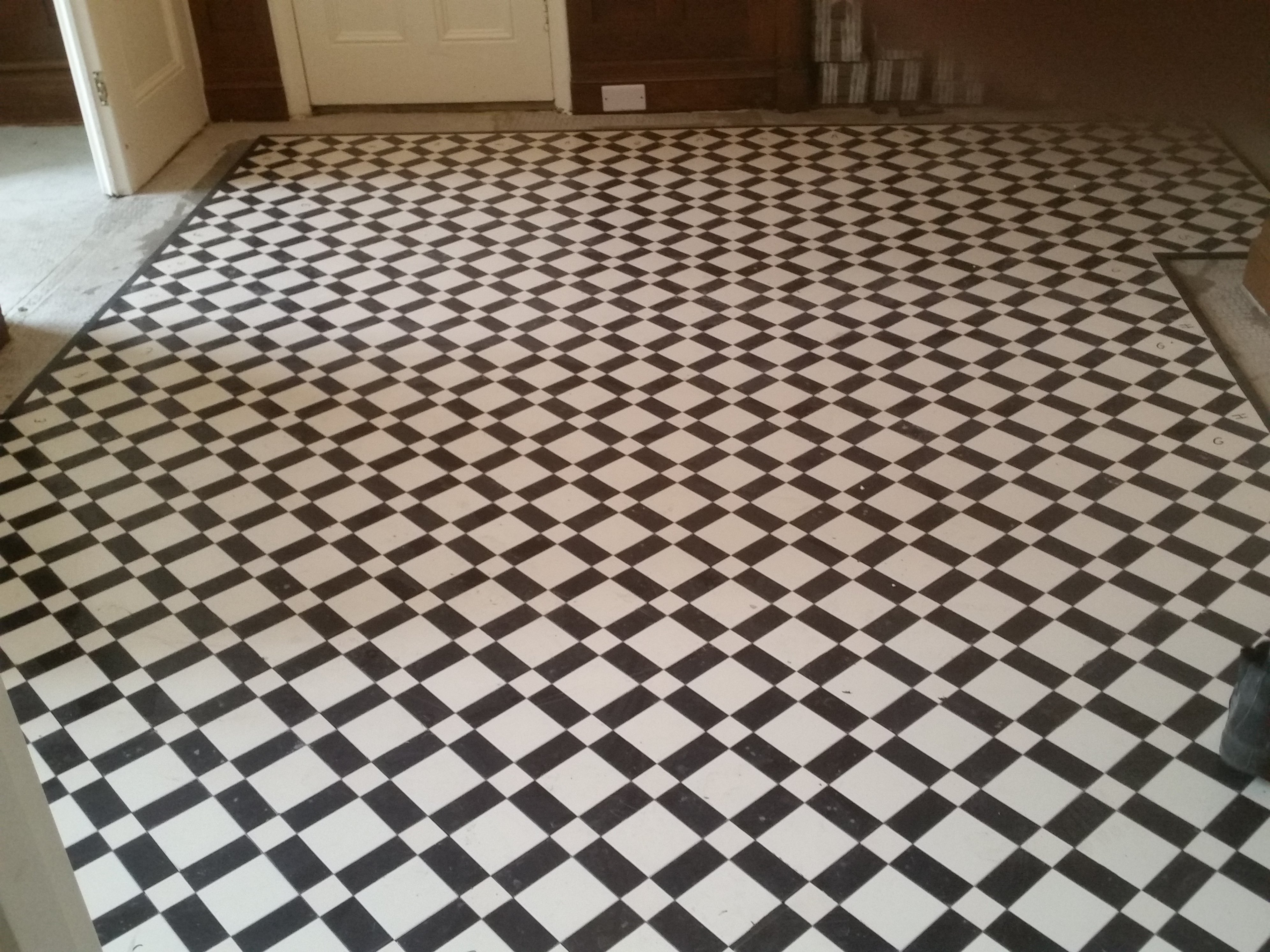 Large reception floor in house