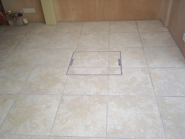 manhole cover grouted