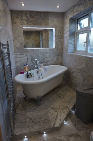 Marble bathroom