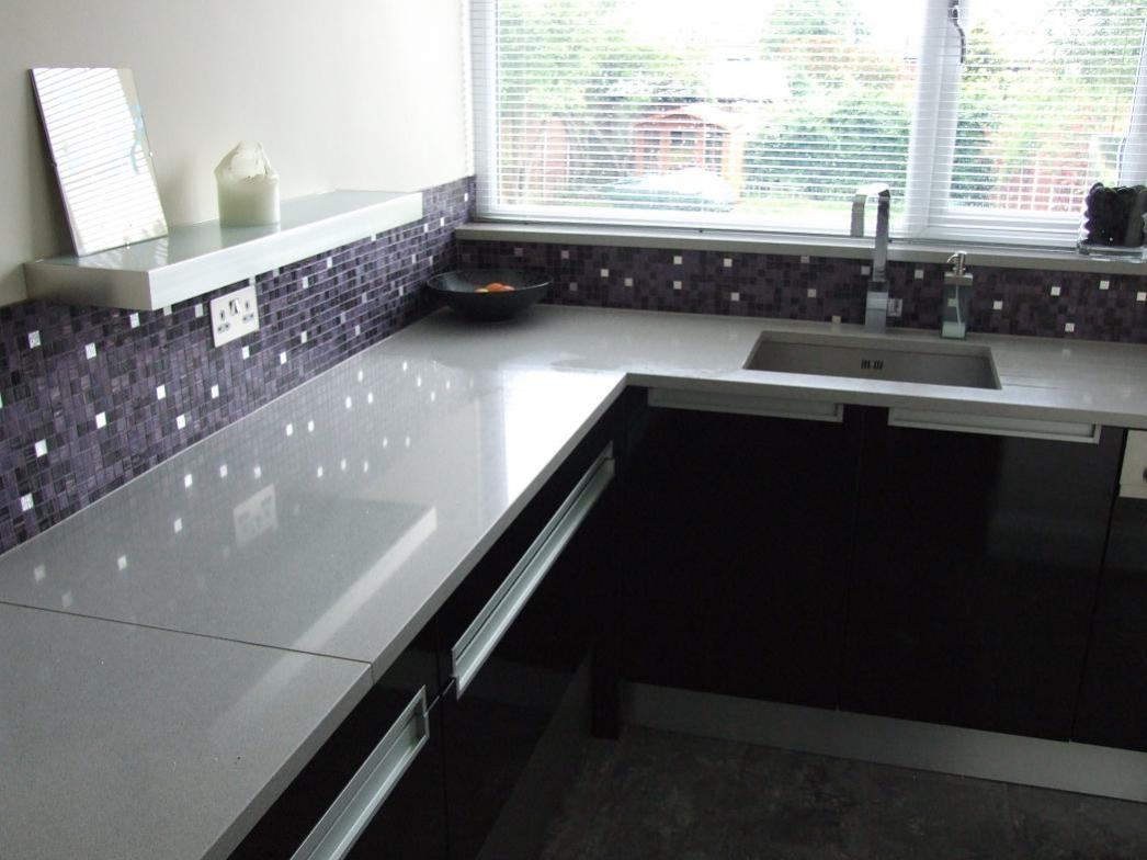 Nice Bisazza kitchen splashbacks