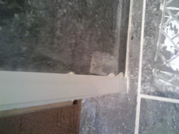 No nails oozing out of door strip