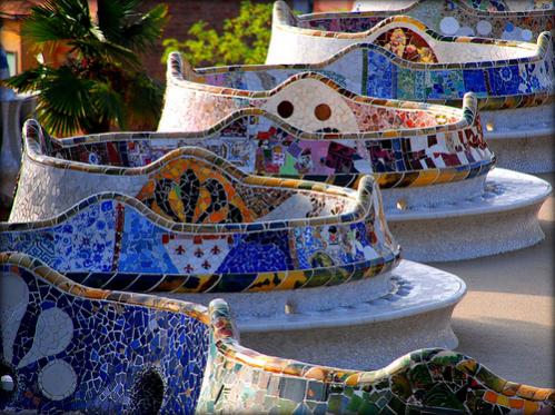 park guell garden complex barcelona