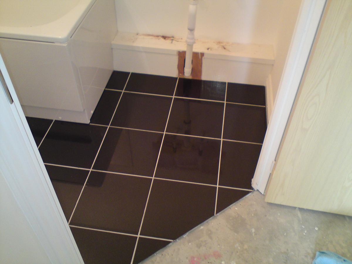 Polished Granite bathroom.