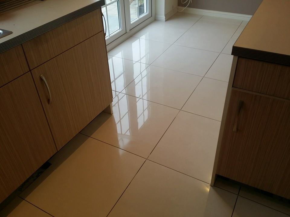 Porcelain kitchen floor @ Portlethen