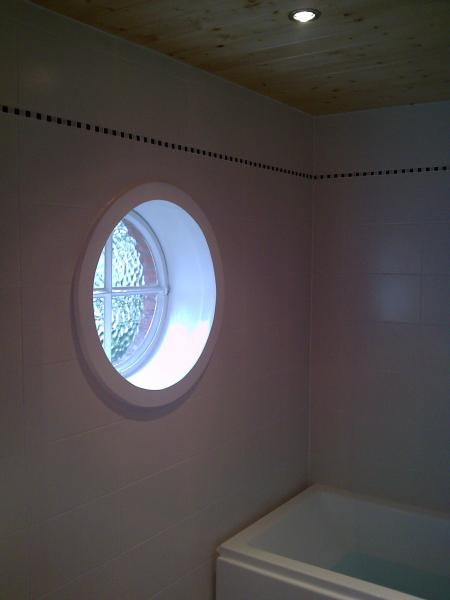 Porthole window, a new one for me but a real feature