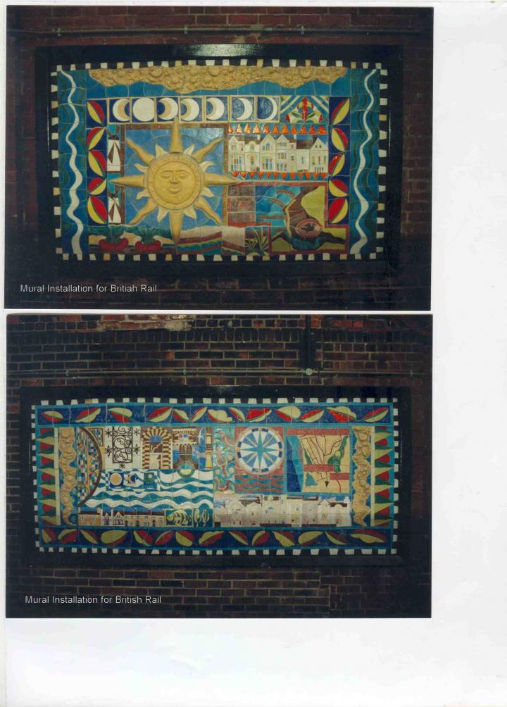 Railway Murals for british rail.