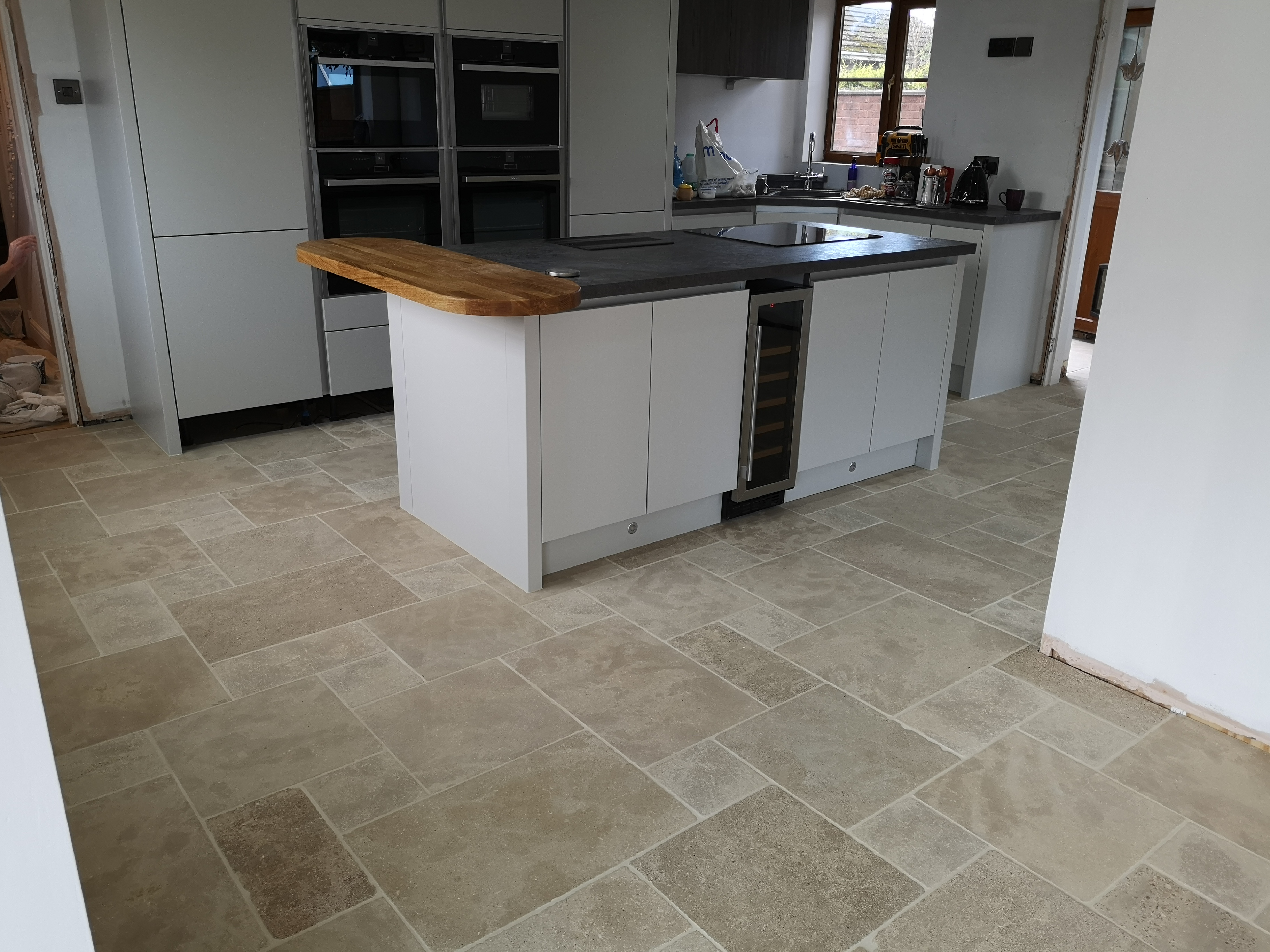 Roman opus pattern limestone