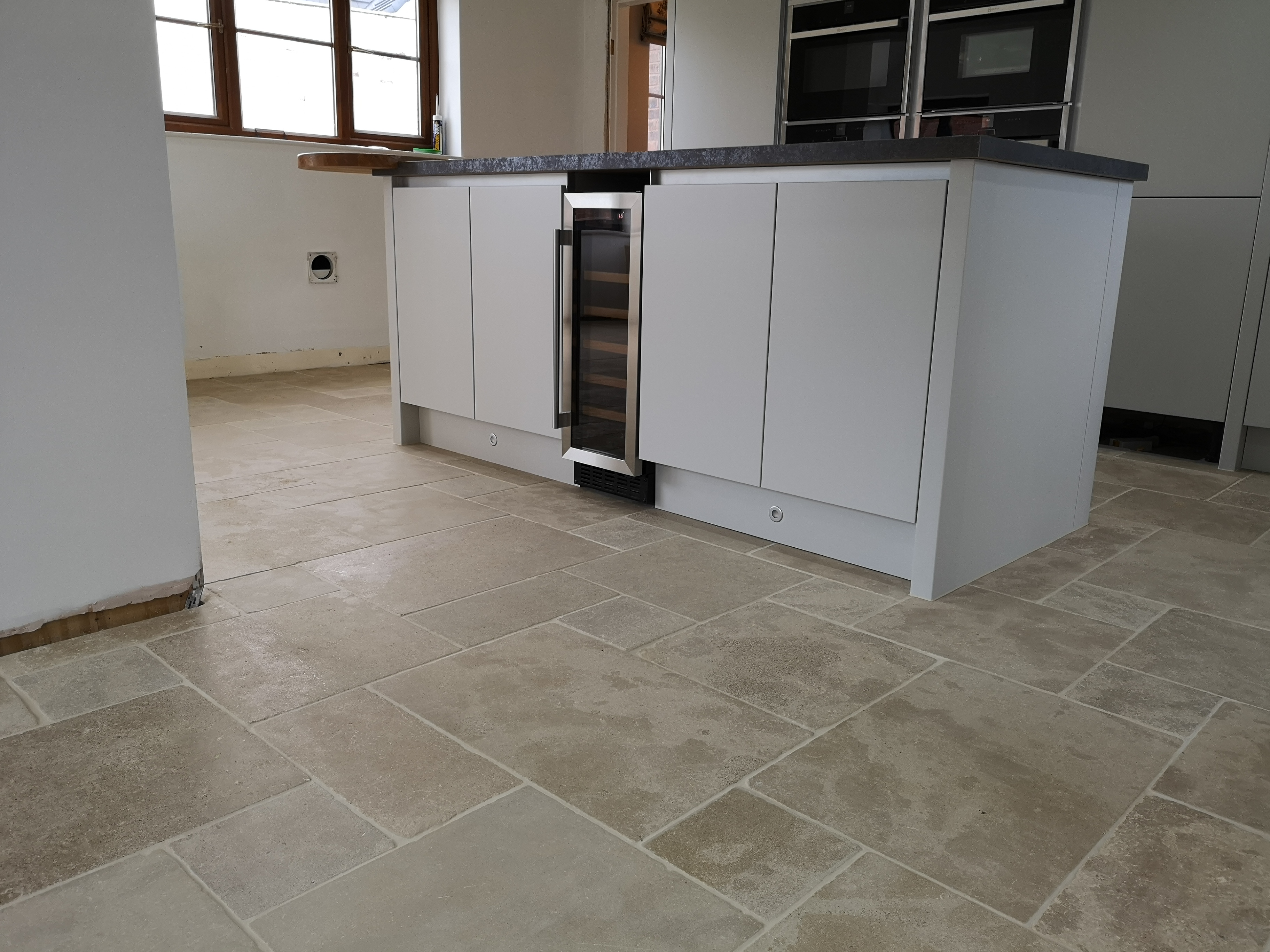 Roman opus pattern limestone