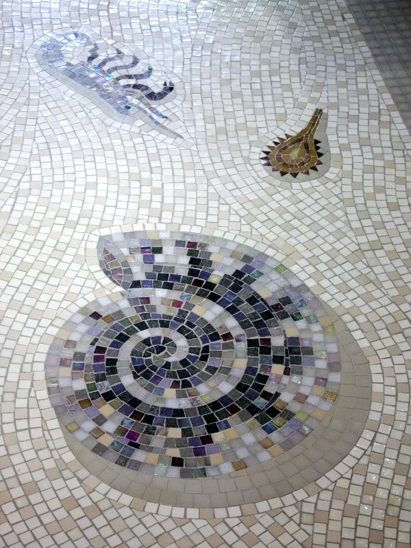 Sea shell mosaic design