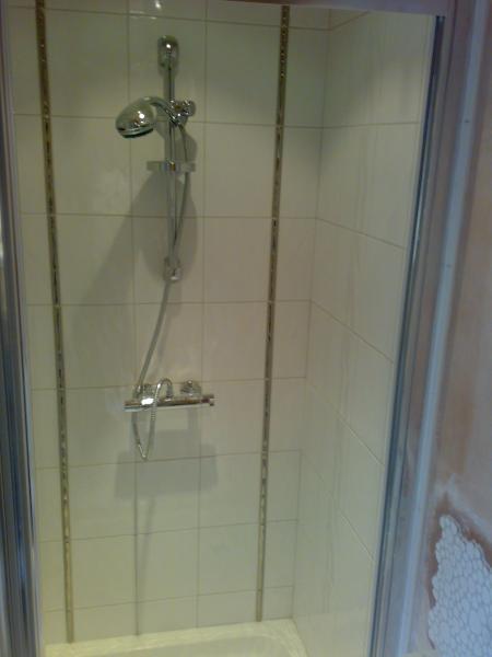 small shower enclosure