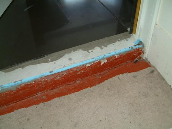 The original step into garage was particularly ropey.