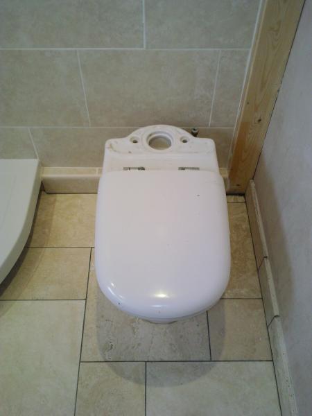 toilet in bathroom