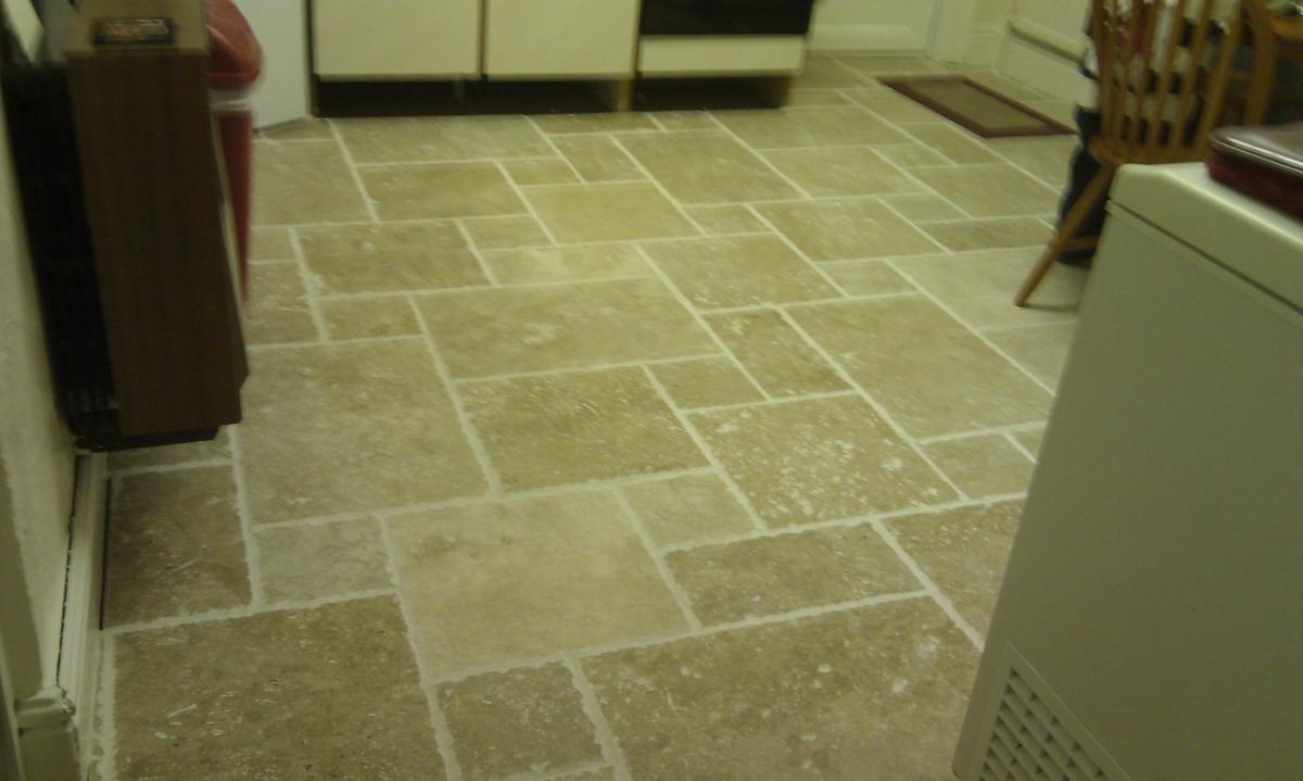 travertine kitchen floor (opus style) (3)