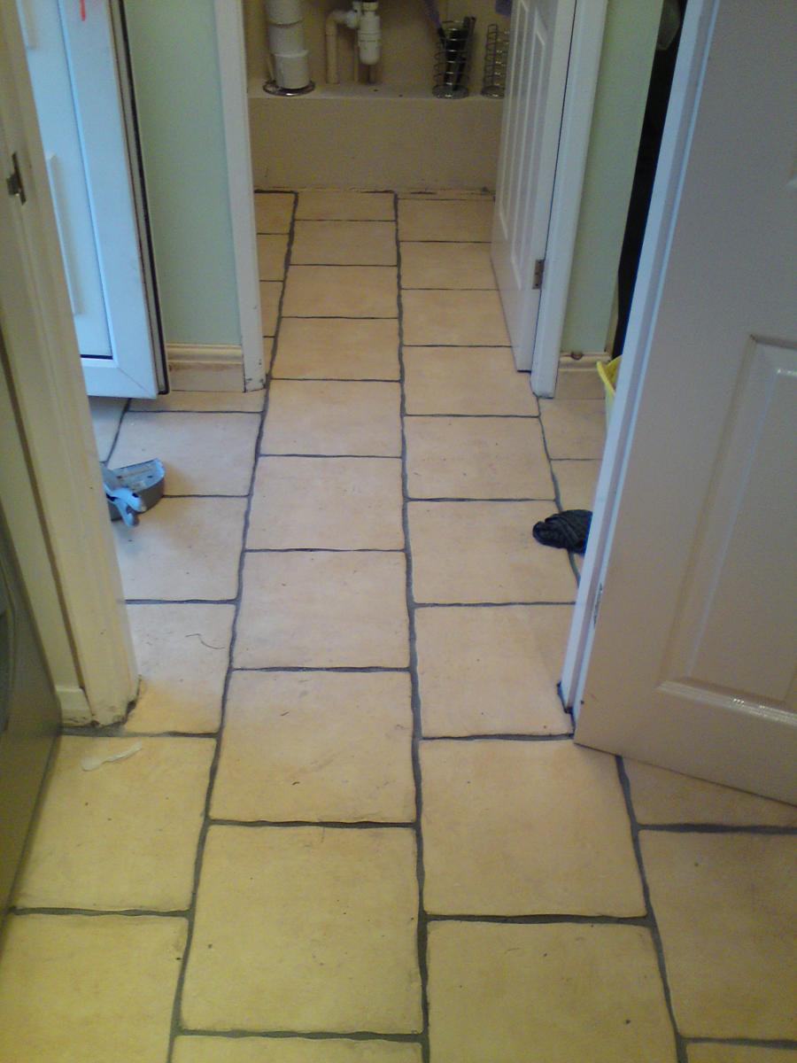 Uneven tiles.