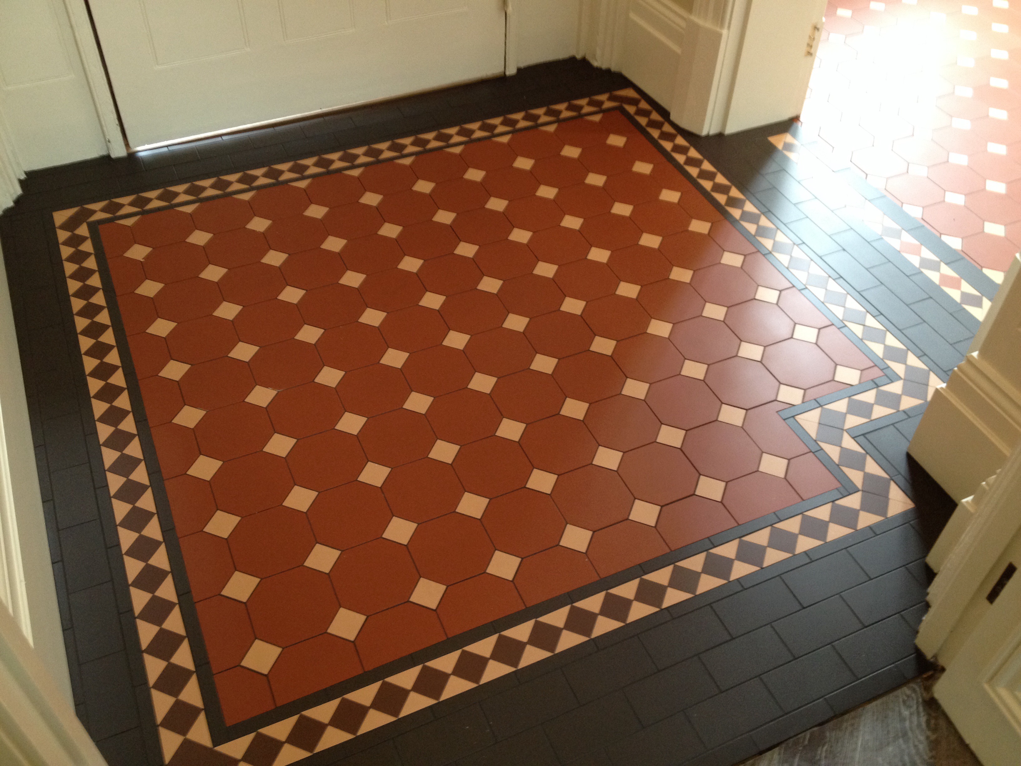 Victorian floor tiling