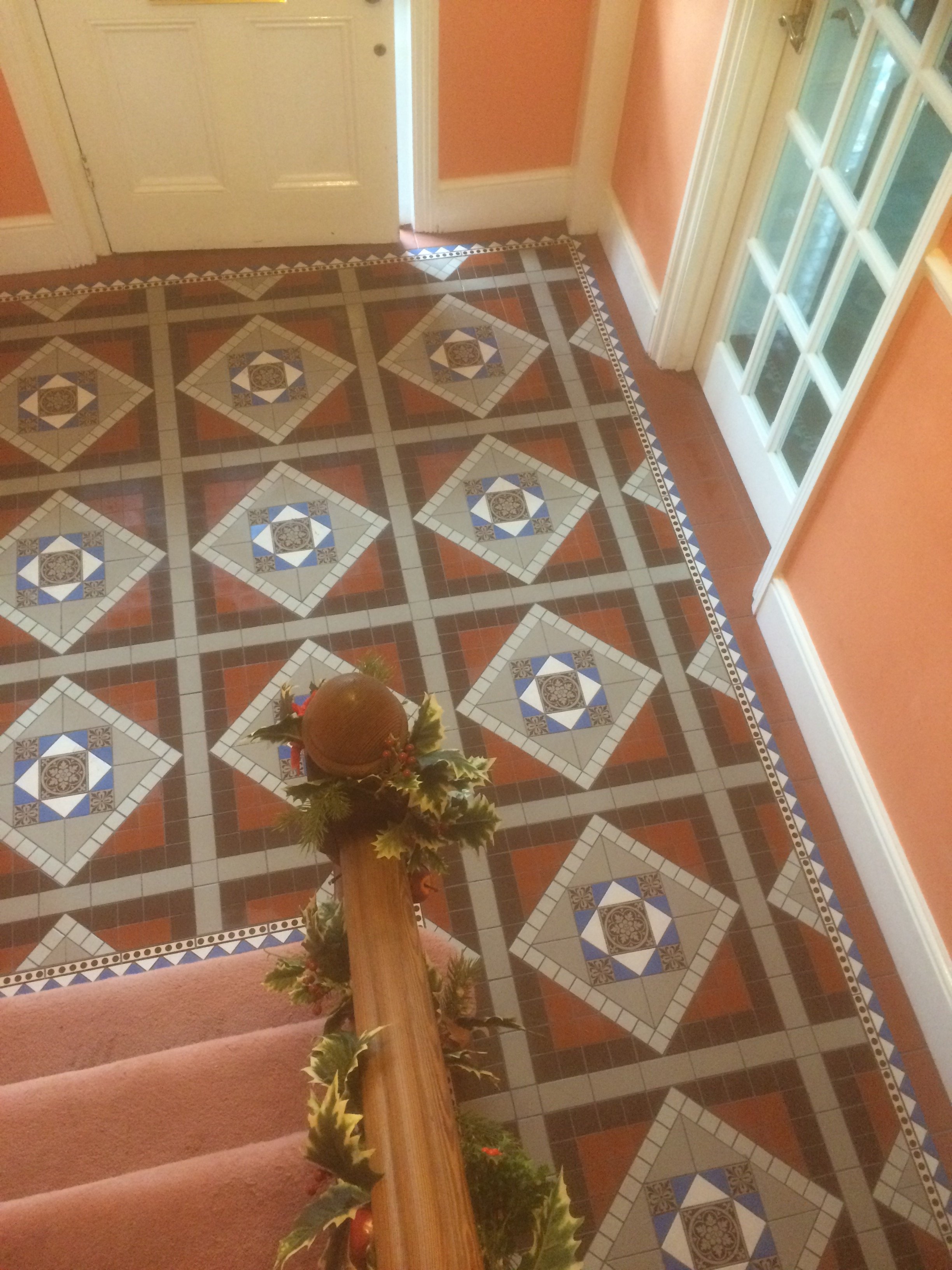 Victorian geometric hallway