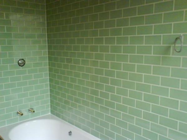 wall tiling brick finished