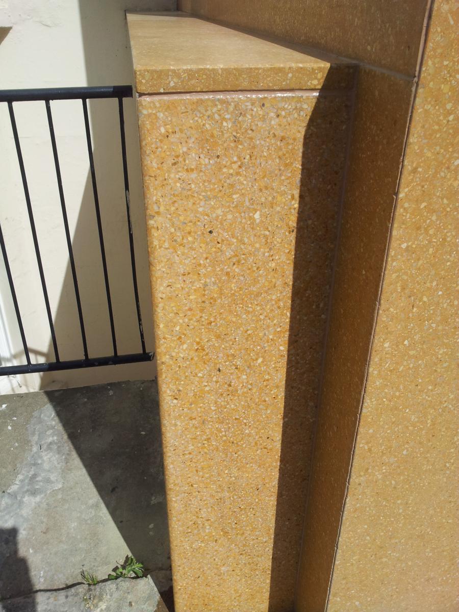 We also can manufacture terrazzo panels to match