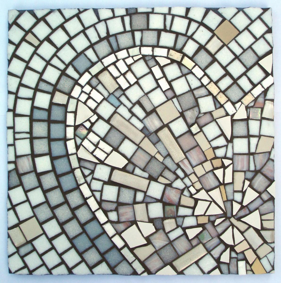 White Heart Mosaic